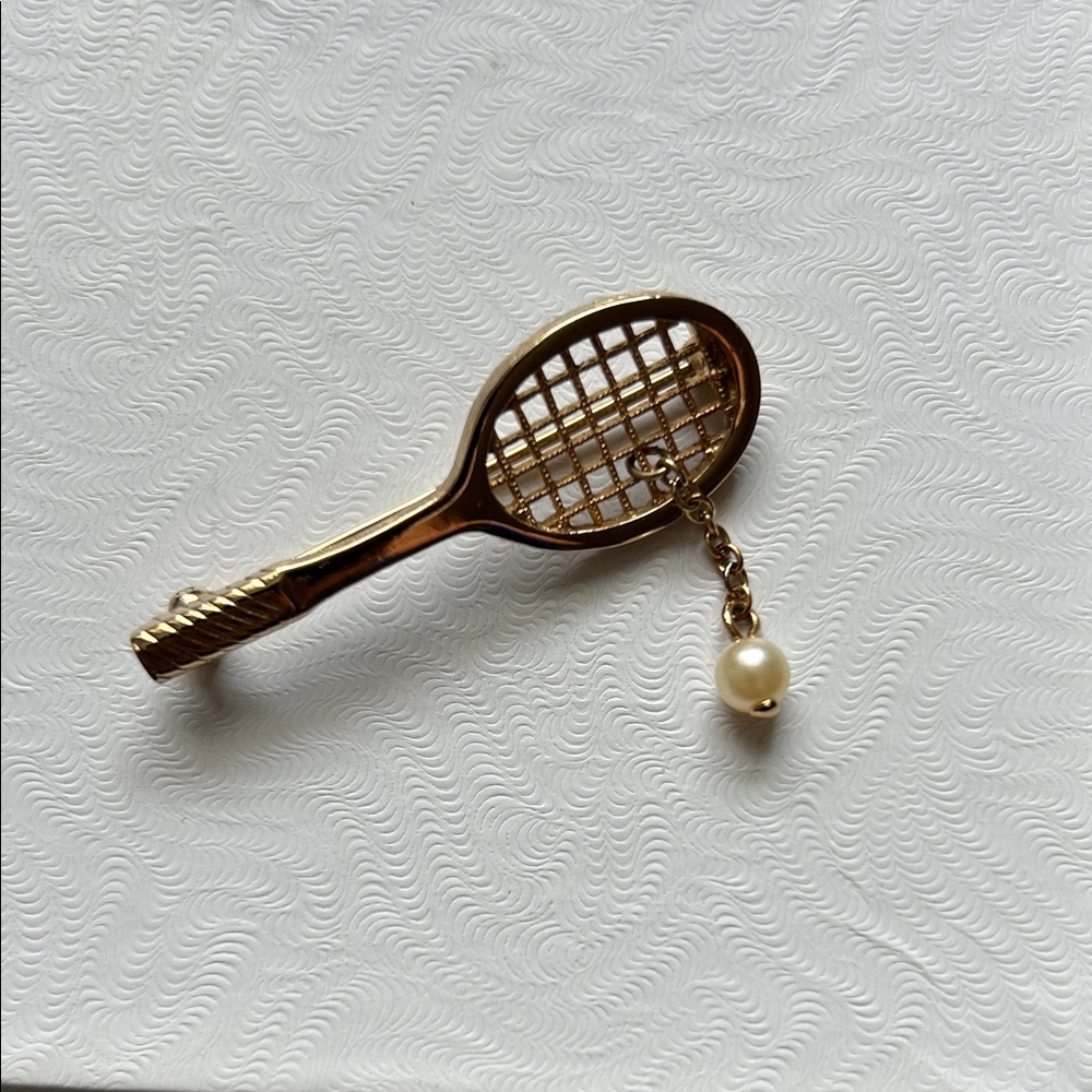 Vintage Avon Tennis Brooch